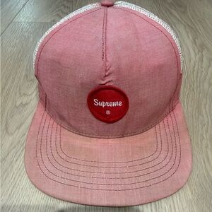 Vintage 2004 Supreme Pink Trucker Hat SnapBack